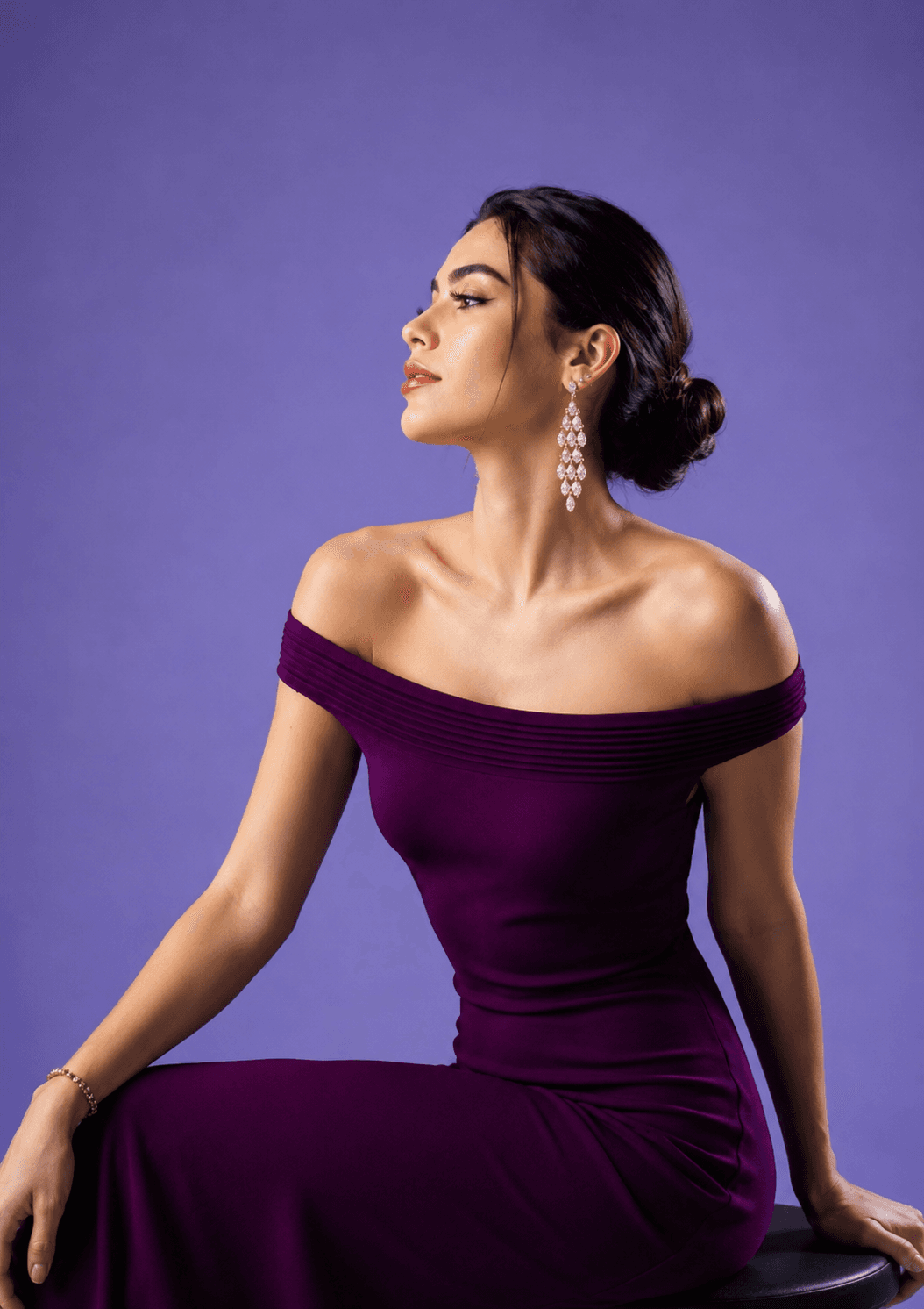Elegant evening fashion look